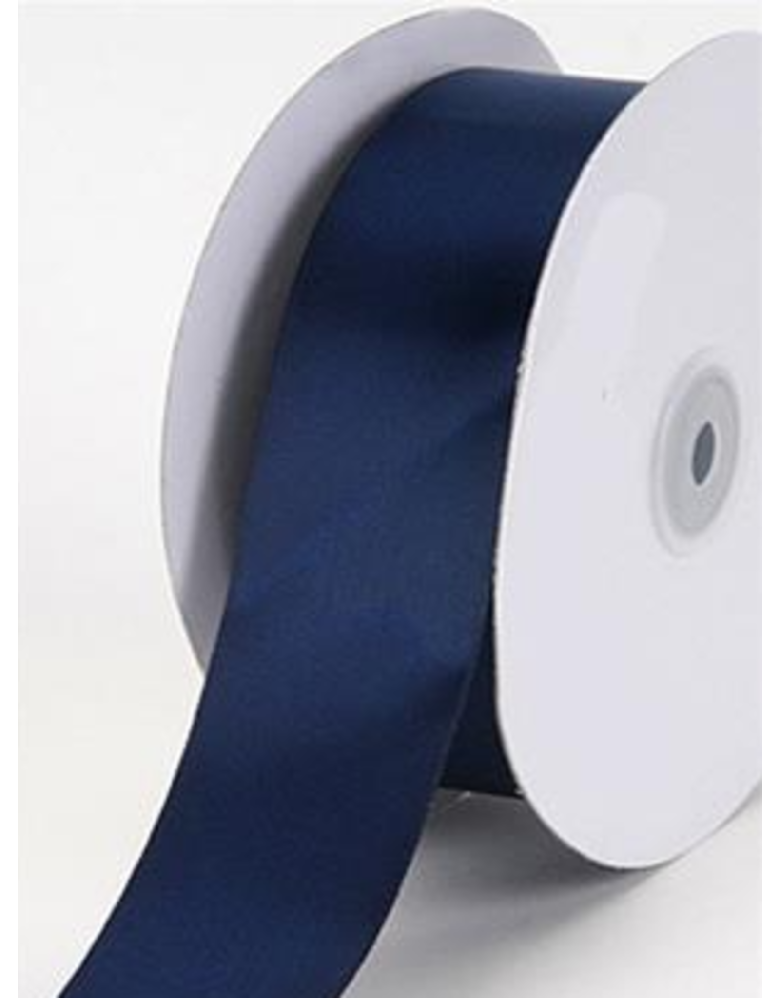 SATIN RIBBON: NAVY BLUE 5/8"x 25 yrd