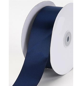 SATIN RIBBON: NAVY BLUE 5/8"x 25 yrd