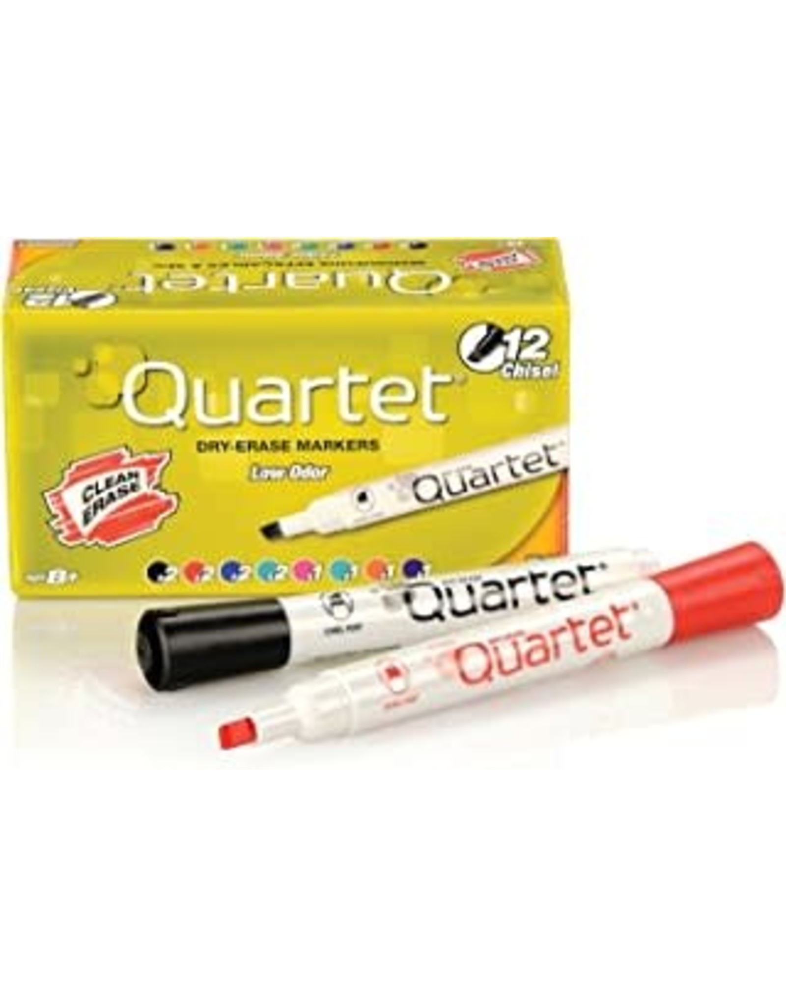 QUARTET DRY ERASE MARKERS 12/PK ASSORTED CLRS