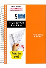 MEAD NOTEBOOK 9.5x6" - FIVE STAR   5 SUBJECT 180 sheets COLLEGE RULED