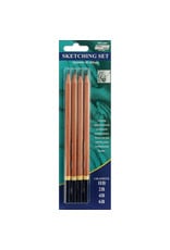 Pro-Art Pro Art Sketching Pencils 4/Pkg-HB, 2B, 4B & 6B