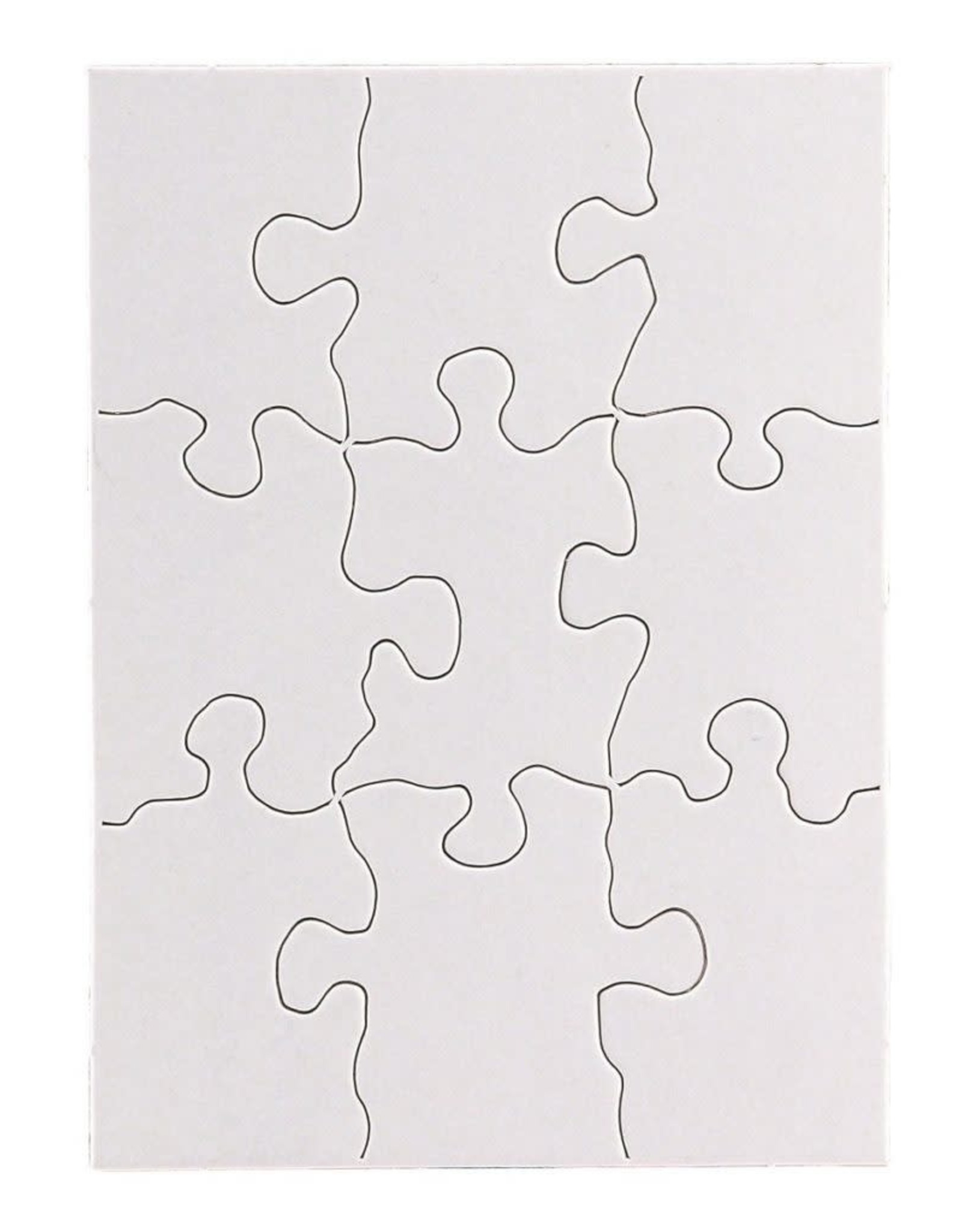 PUZZLE BLANK  4''x5.5'' 9PC 24 PUZZLES