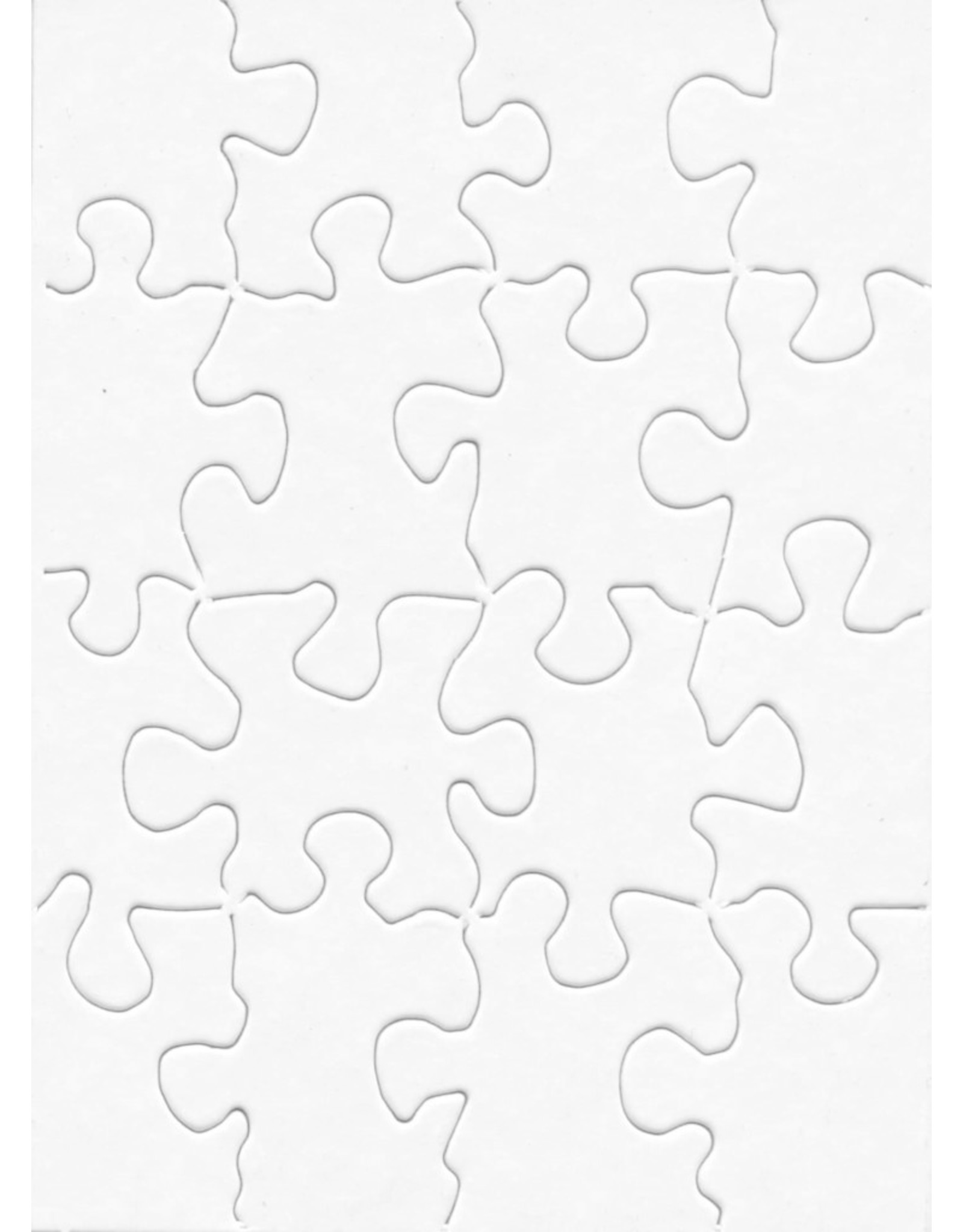 PUZZLE BLANK: 4''x5½'' 16PC  24 PUZZLES