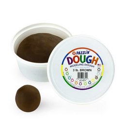 DAZZLIN DOUGH: 3 LB UNSCENTED BROWN