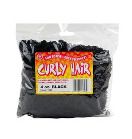 CURLY HAIR - BLACK - 4OZ