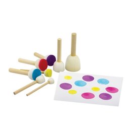 PAINT DOT DAUBERS 40 PACK- 4 SIZES 10 EACH