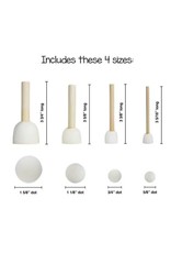 PAINT DOT DAUBERS 40 PACK- 4 SIZES 10 EACH