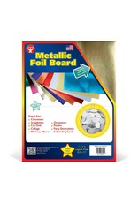 METALLIC FOIL BOARD 8½x11, GOLD -25 PK