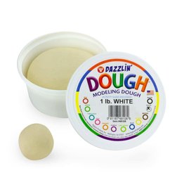DAZZLIN DOUGH: 1 LB UNSCENTED WHITE