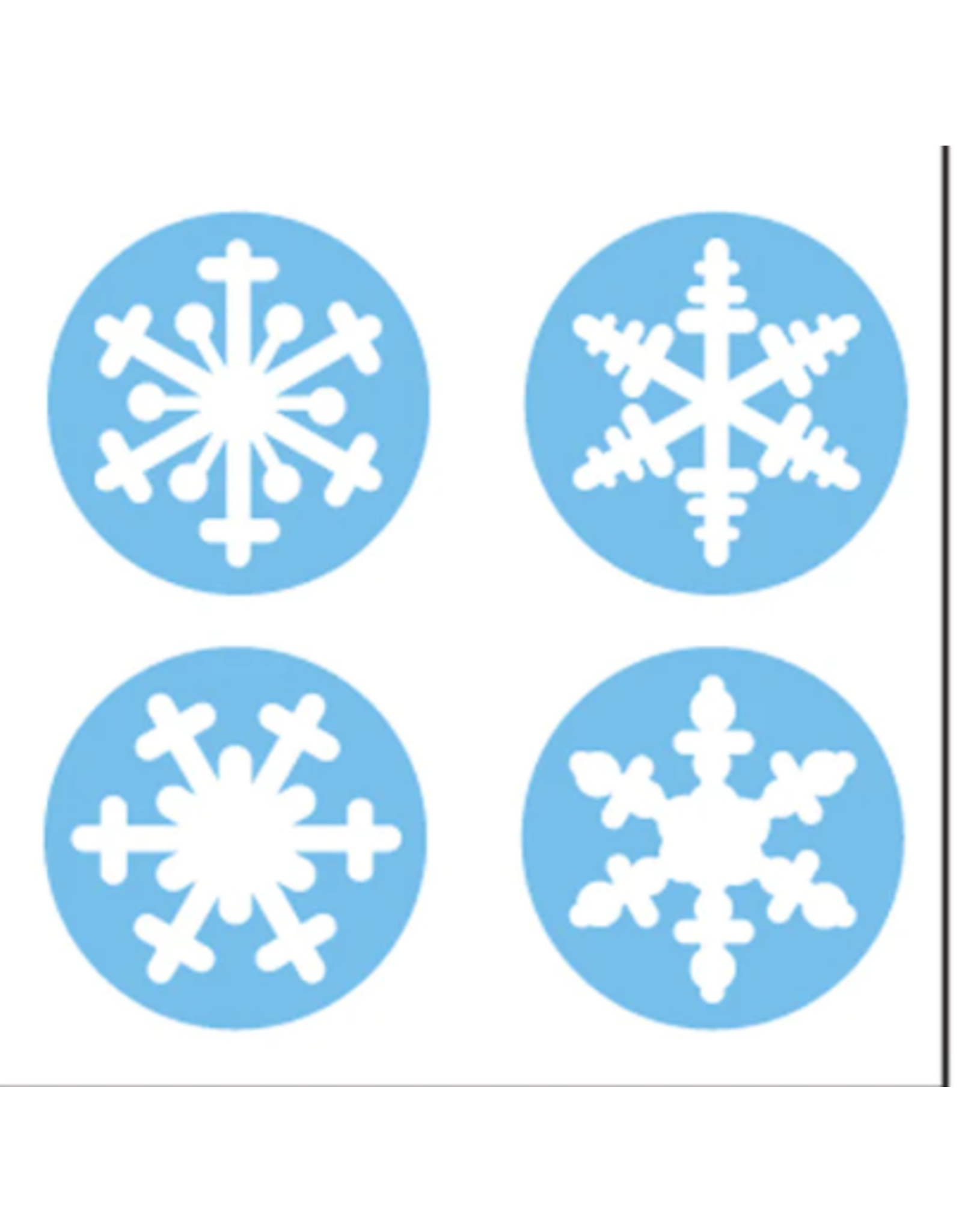 INCENTIVE STICKER: SNOWFLAKE 864 PC