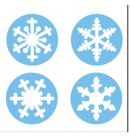 INCENTIVE STICKER: SNOWFLAKE 864 PC