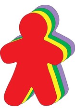 CUT-OUTS:  LARGE COLORFUL PEOPLE 8"X10" 15 PACK