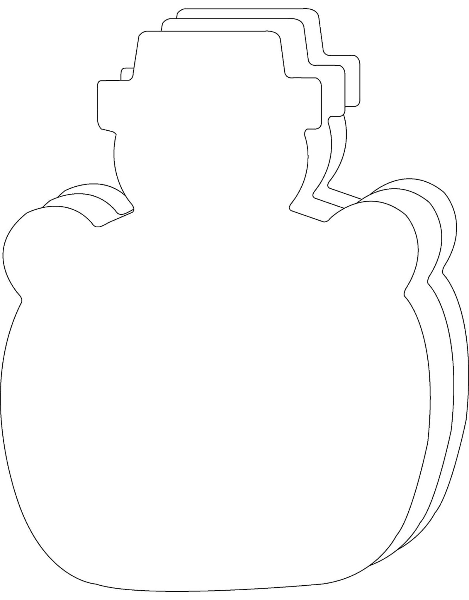 CUT-OUTS: EXTRA LARGE SNOWMAN 8"X10" 15 Pcs