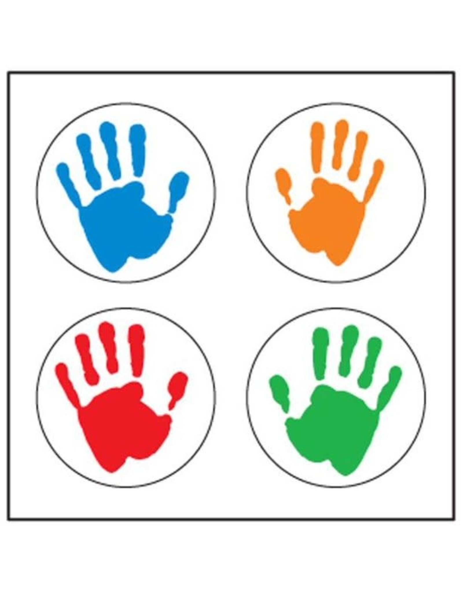STICKER HAND PRINTS 864 STICKERS