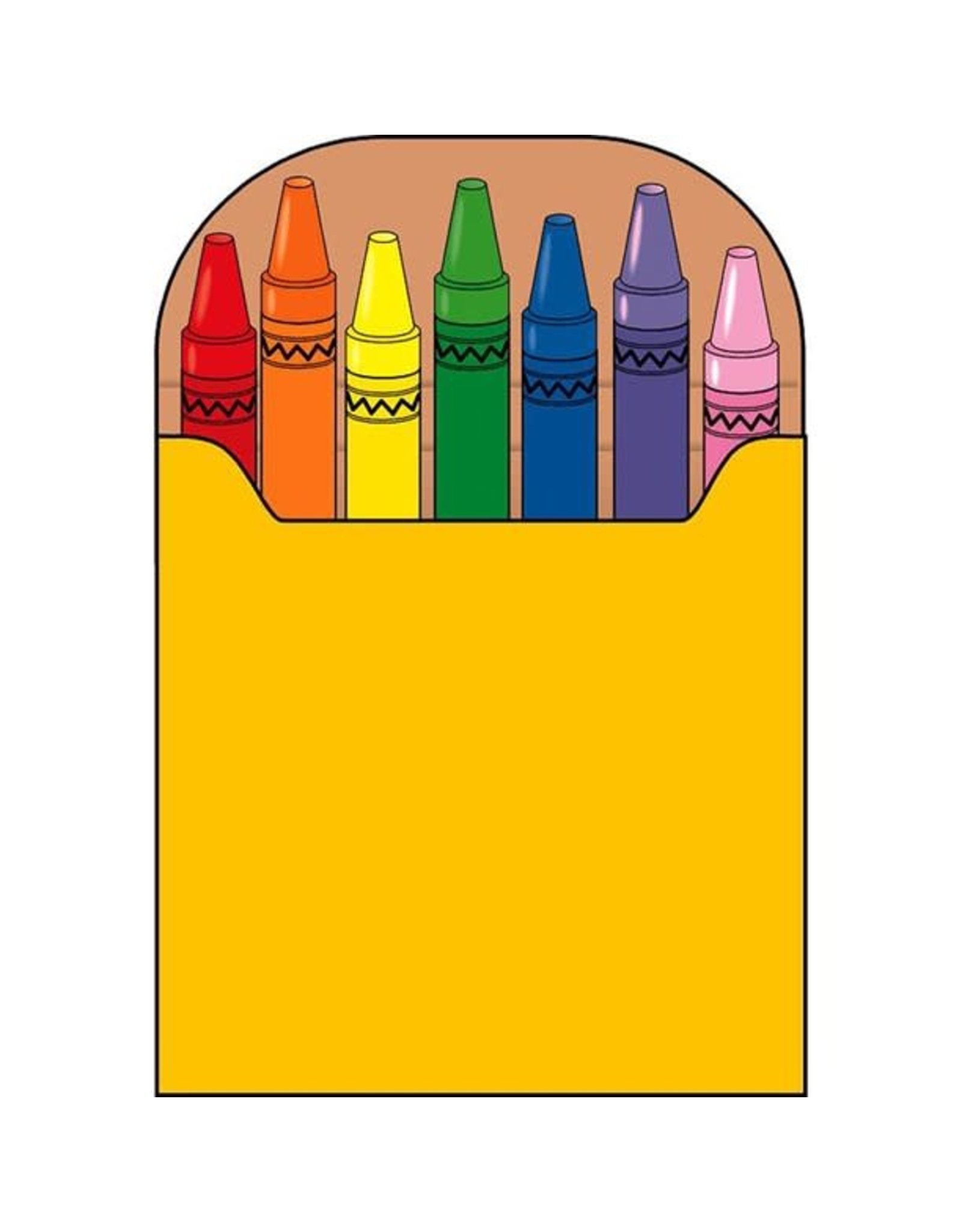 LARGE NOTEPAD: CRAYON BOX