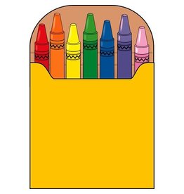 LARGE NOTEPAD: CRAYON BOX