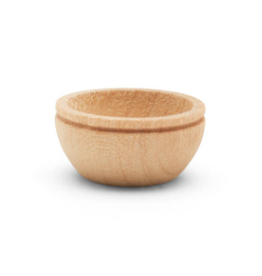 WOOD SHAPE: MINIATURE  BOWL 3/4"