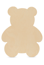 WOOD SHAPE: TEDDY BEAR 6"