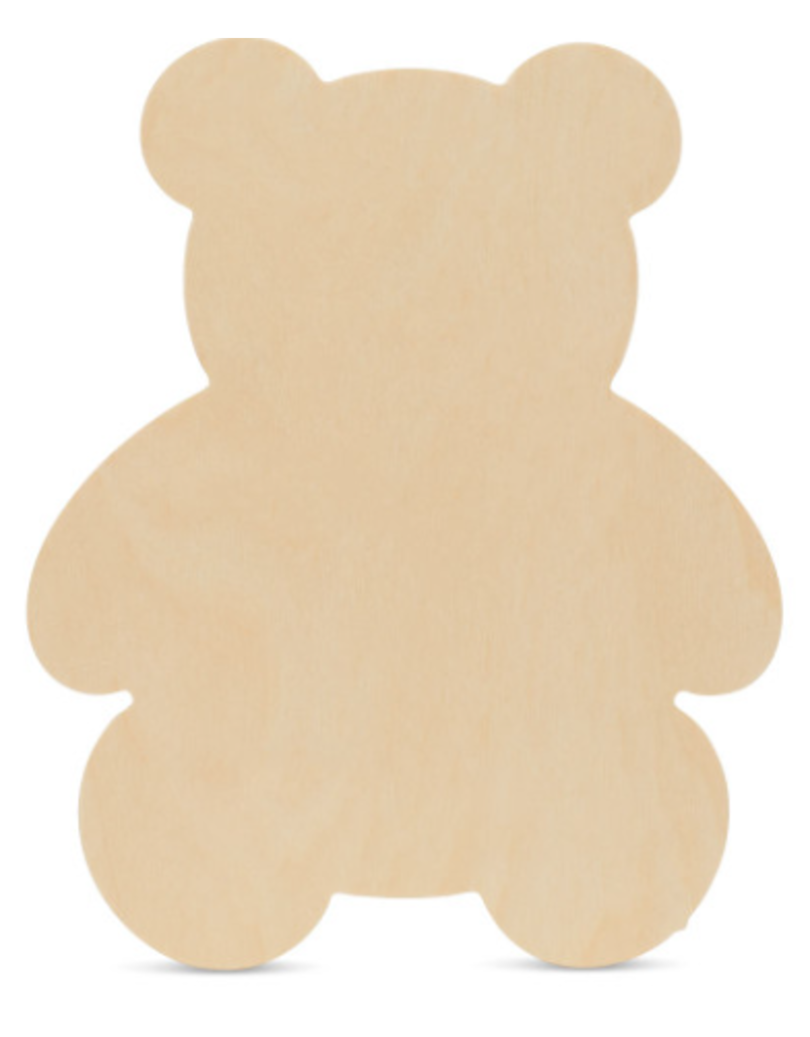 WOOD SHAPE: TEDDY BEAR 6"