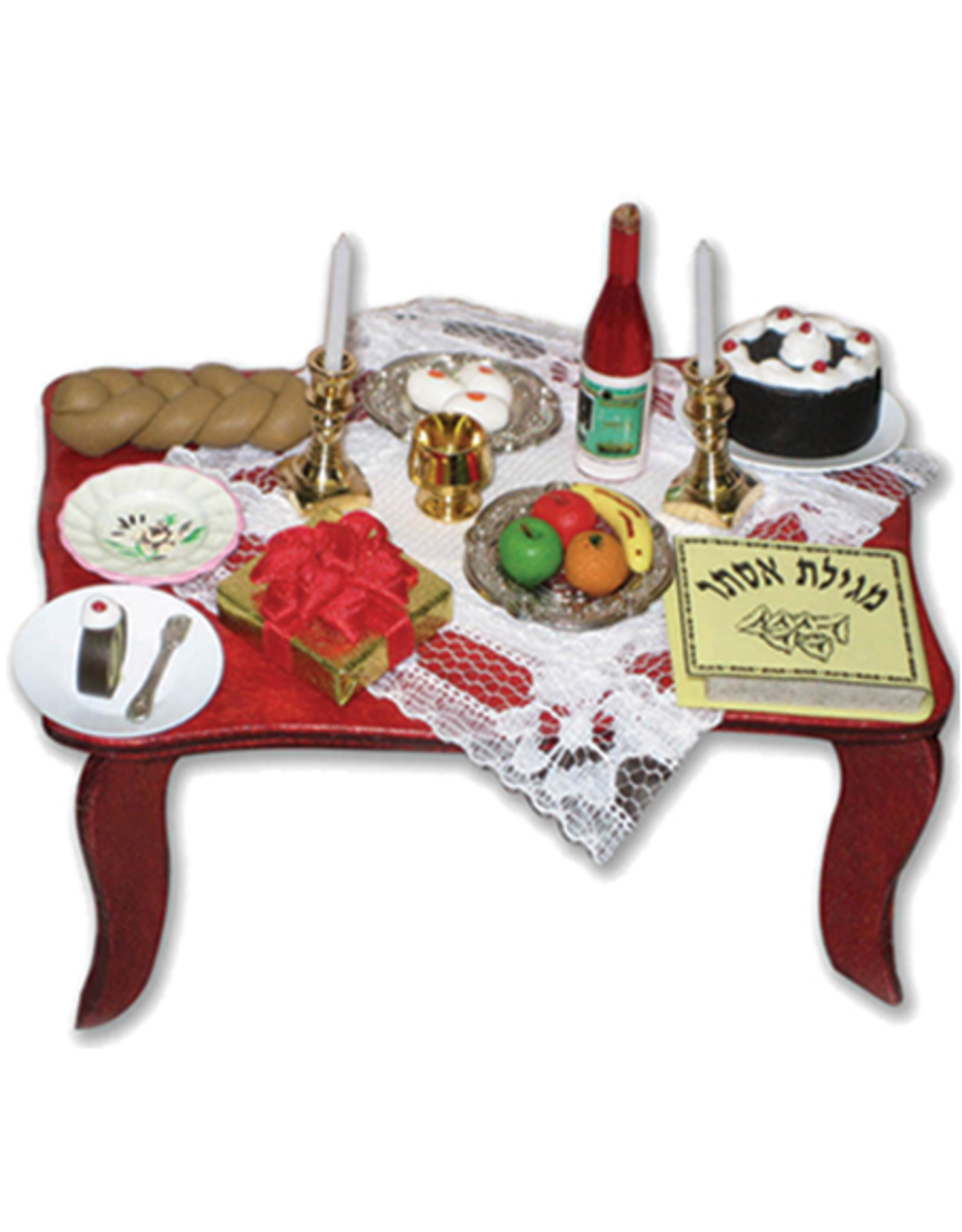 CUT OUT: PURIM SEUDAH TABLE 3" 20PC
