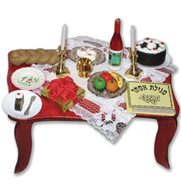 CUT OUT: PURIM SEUDAH TABLE 3" 20PC