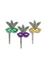 CUPCAKE PICK-MASK ASSORTED COLOR