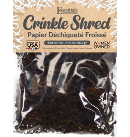 CRINKLE SHRED: CHOCOLATE BROWN  2OZ