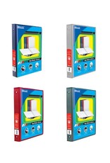 VIEW BINDER 1"  ASSORTED COLOR W/ 2PKTS