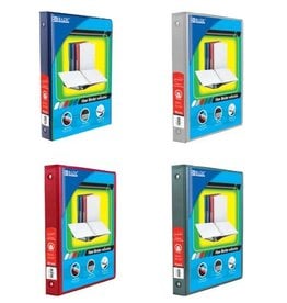 VIEW BINDER 1"  ASSORTED COLOR W/ 2PKTS