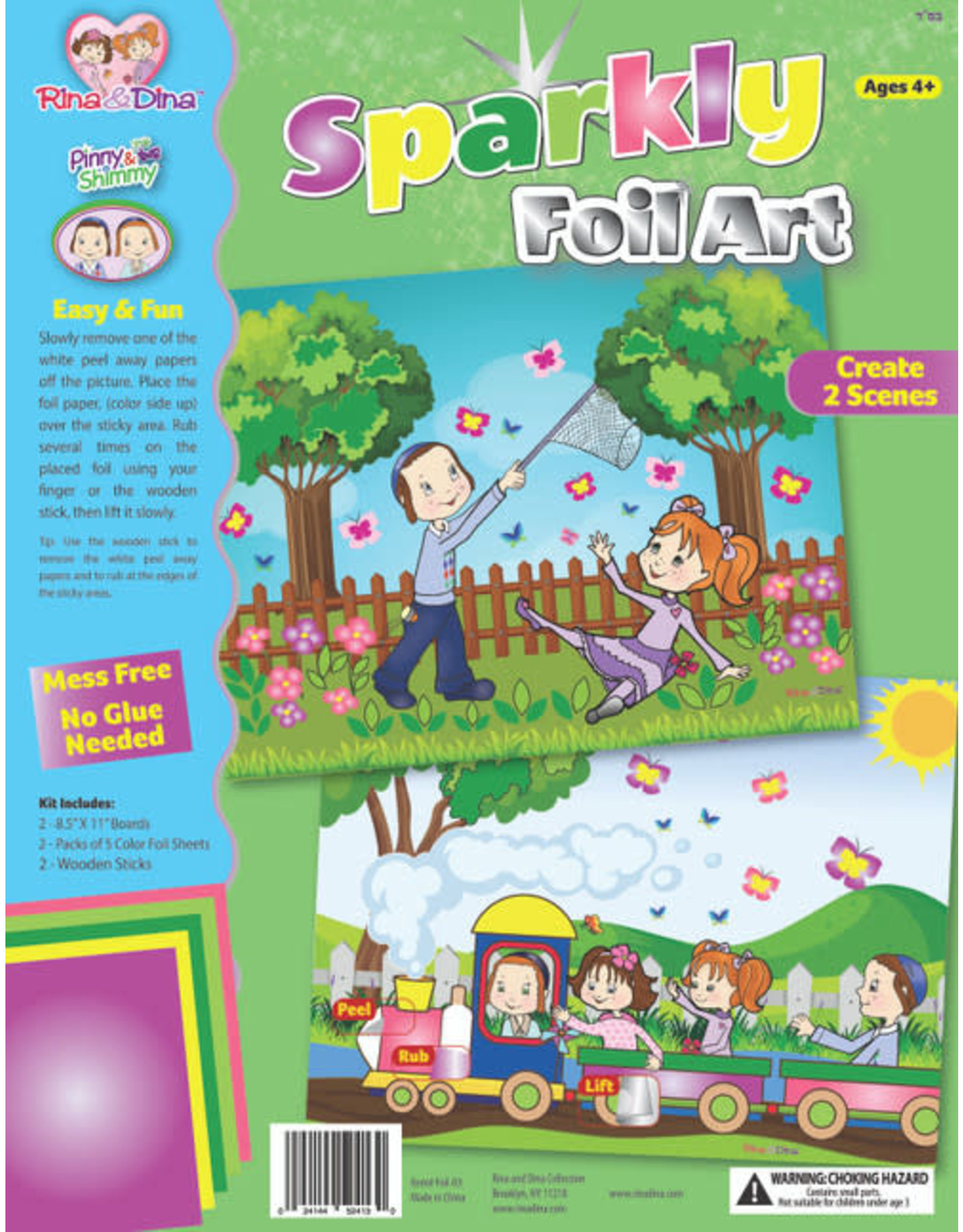 Rina&Dina FOIL ART: GIRLS AND BOYS