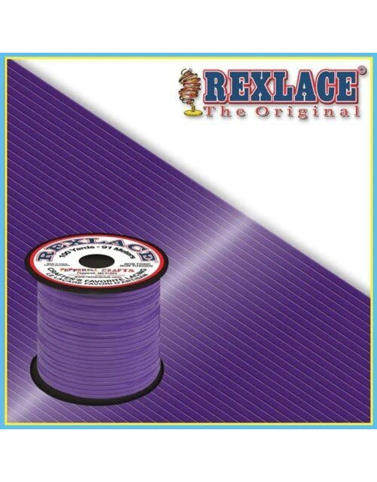 REXLACE: 100 YARD SPOOL -  PURPLE