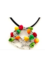 AZILA BEADED TREE PENDANT