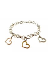 AZILA HEART CHARM BRACELET