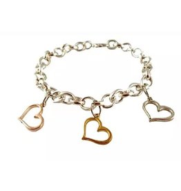 AZILA HEART CHARM BRACELET