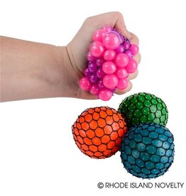 MESH SQUISHY BALL 3'' BOX/12