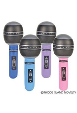 INFLATEABLE MICROPHONE  10.5" PKG/12pcs