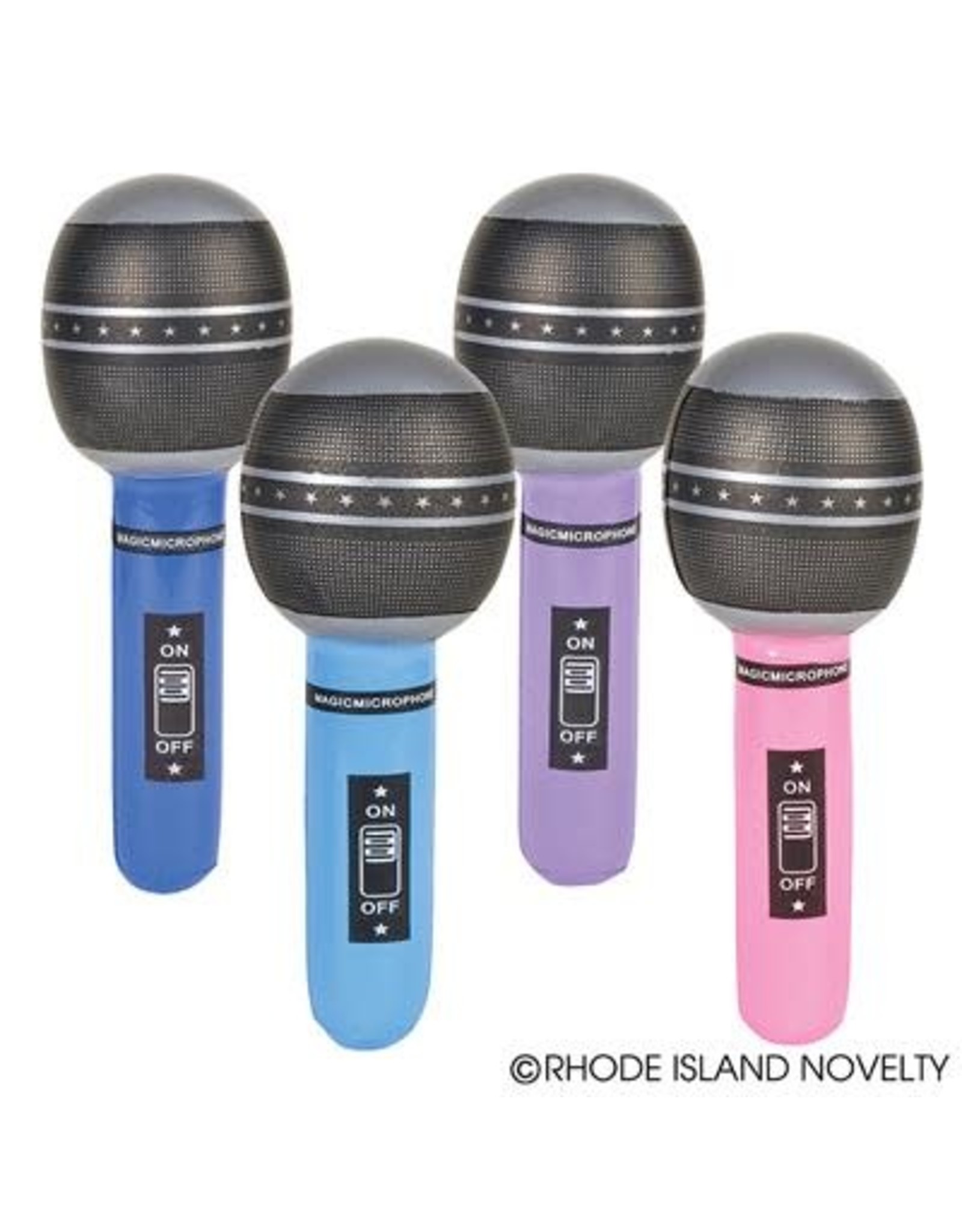 INFLATEABLE MICROPHONE  10.5" PKG/12pcs