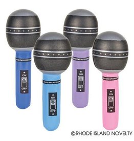 INFLATEABLE MICROPHONE  10.5" PKG/12pcs