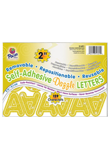 REPOSITIONABLE LETTERS 2" GOLD DAZZLE