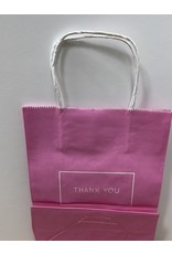 PINK BAG - W/ HANDLE 10"Hx8"Wx4"