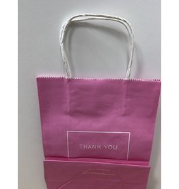 PINK BAG - W/ HANDLE 10"Hx8"Wx4"