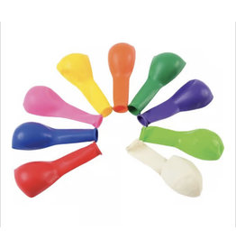 BALLOONS: 9" ASSORTED COLORS 144 PACK
