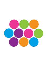 CUT-OUTS: BRIGHT CIRCLES 5" 30 PACK
