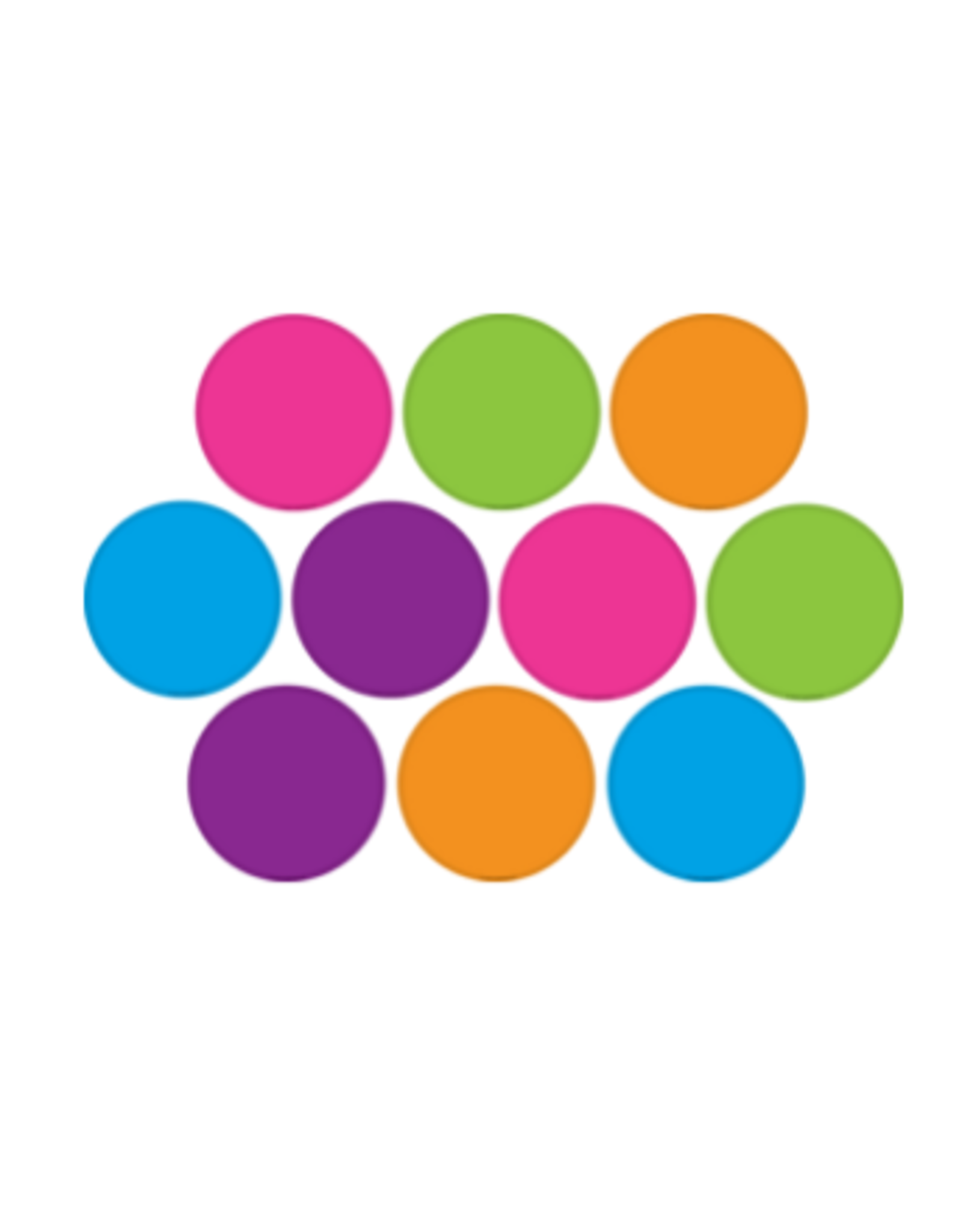 CUT-OUTS: BRIGHT CIRCLES 5" 30 PACK