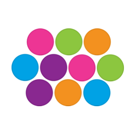 CUT-OUTS: BRIGHT CIRCLES 5" 30 PACK