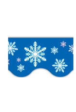 SCALLOPED BORDER SNOWFLAKES  - 2 3/16"X35"