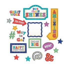 BULLETIN BOARD SET: MARQUEE OUR CLASS SHINES