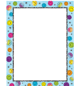 COMPUTER DESIGN PAPER: BRIGHTS 4EVER SMILE 8.5X11 50 SHEETS