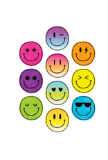 Teacher Created Resources CUT OUTS: BRIGHTS 4EVER SMILES 6" 30 PACK