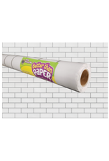 BETTER BACKING PAPER: 48"X12' WHITE SUBWAY TILE